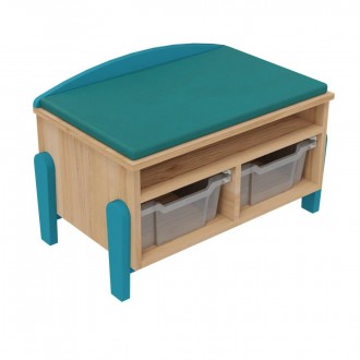 Banc avec rangement sous assise k'briol